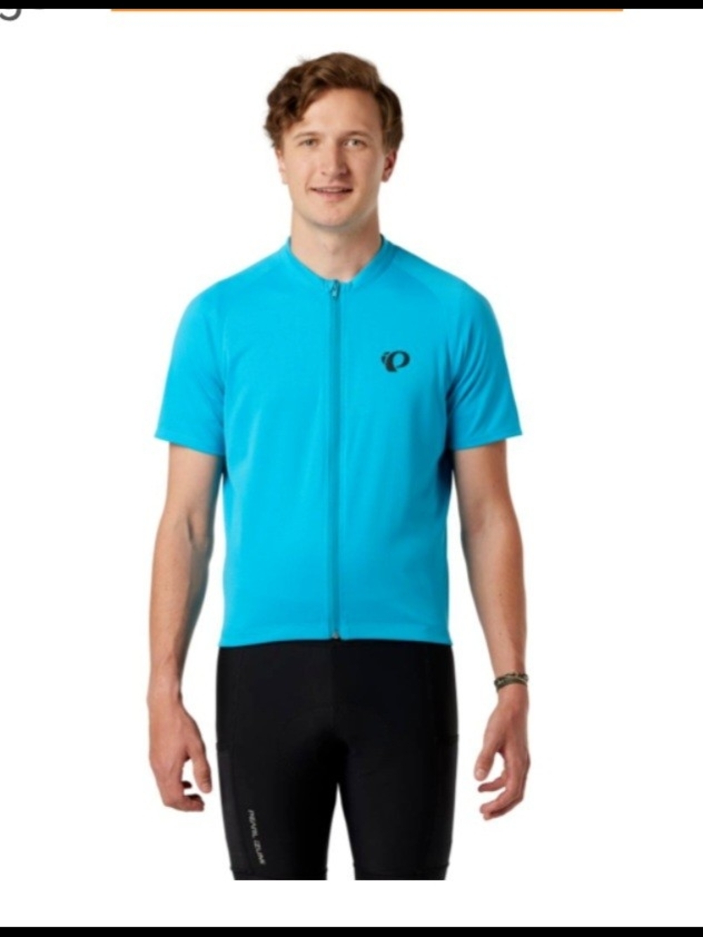 Pearl Izumi Men’s Short Sleeve Cycling Jersey - Bright Turquoise